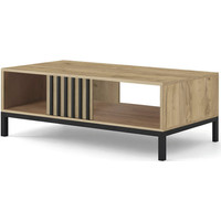 Журнальный столик Halmar Lamino Law-1 (дуб крафт/черный) - фото