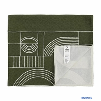 Дорожка на стол Tkano Ethnic Cave maze TK24-TR0005 (зеленый) - фото