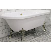 Ванна Radomir Леонесса 1 175x80 1-01-4-0-9-138 (белый, ножки бронза) - фото