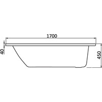 Ванна Santek Монако 170x70 (1WH111979) - фото2
