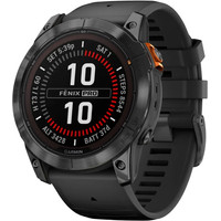 Умные часы Garmin Fenix 7 Pro Solar (сланцево-серый/черный) - фото