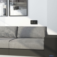 Рамка Werkel AluMax W0023508 (черный алюминий) - фото2