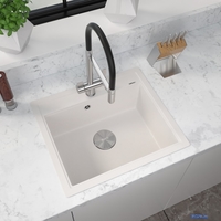 Кухонная мойка ZorG Rock 60 Premium alba - фото