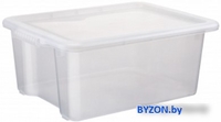 Ящик для хранения Berossi Porter ИК 29800000 (прозрачный) - фото, картинка Ящик для хранения Berossi Porter ИК 29800000 (прозрачный) - фото
