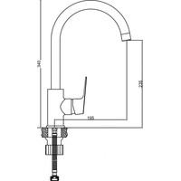 Смеситель Gross Aqua Dyno 3242285C-B02 - фото2