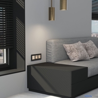 Рамка Werkel AluMax W0033508 (черный алюминий) - фото2