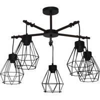 Подвесная люстра Элетех Магна 151 НПБ 01-5х60-161 Е27 1005404962 (черный муар) - фото