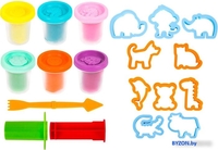 Набор для лепки BRAUBERG Kids 106719 (6 цв) - фото2