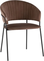 Стул Stool Group Бруно AV 433-Sch-08 (велюр коричневый) - фото