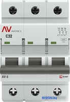 Выключатель автоматический EKF Averes AV-6 3P 32A (C) 6kA mcb6-3-32C-av - фото2