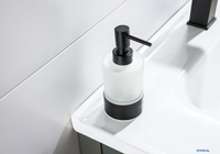 Дозатор для жидкого мыла Aquatek Лира AQ4429MB (черный матовый) - фото2