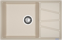 Кухонная мойка GranFest GF-V-780L (кашемир) - фото
