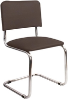 Офисное кресло Белс Сильвия V 450320/V3 (кожзам темно-коричневый) - фото