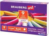 Набор сухой пастели BRAUBERG Art Debut 181459 (9 цв) - фото