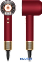 Фен Dyson HD16 Supersonic Nural Curly+Coily (евровилка, красный бархат/золотой) - фото2