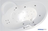 Ванна Triton Мари 170x110 R Люкс Flat (с гидромассажем) - фото