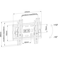 Кронштейн Benatek PLASMA-6B - фото2