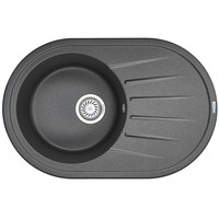 Кухонная мойка Granula ST-7601 (графит) - фото