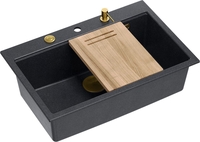 Кухонная мойка Quadron HQM7650U8PVDG1 - фото