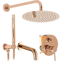 Душевая система Rea Lungo Rose Gold REA-P6610 - фото