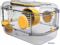Клетка Zolux Rody 3 Mini 206012 (ярко-желтый) - фото, картинка Клетка Zolux Rody 3 Mini 206012 (ярко-желтый) - фото