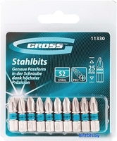 Набор бит GROSS 11330 (10 предметов) - фото