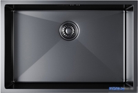 Кухонная мойка Mixline 548573 (черный графит, 3 мм) - фото
