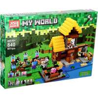 Конструктор Jisi Bricks Мой мир 840 Фермерский домик - фото