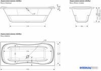 Ванна Метакам Unity 170x75 - фото2