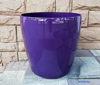 Вазон Forgarden Classic BN10355 (фиолетовый глянцевый) - фото2, картинка2 Вазон Forgarden Classic BN10355 (фиолетовый глянцевый) - фото2