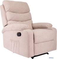 Реклайнер Бюрократ Han (бежевый) - фото, картинка Реклайнер Бюрократ Han (бежевый) - фото