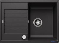 Кухонная мойка Blanco Zia 45 S Compact 524711 (антрацит, клапан-автомат) - фото