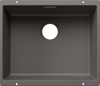 Кухонная мойка Blanco Subline 500-U Coloured Components 527795 (вулканический серый) - фото