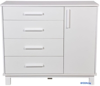 Комод Polini Kids Simple 3403 0002615.9 (белый) - фото2, картинка2 Комод Polini Kids Simple 3403 0002615.9 (белый) - фото2