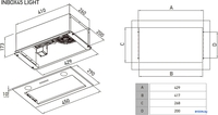 Кухонная вытяжка Meferi INBOX45WH Light - фото2