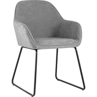 Стул с подлокотниками Stool Group Чак (серый) - фото