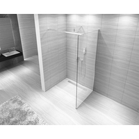 Душевая стенка Rea Aero 100 (хром/прозрачное) - фото2