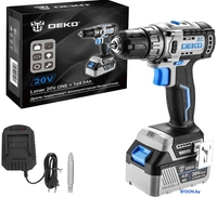 Дрель-шуруповерт Deko Loner 20V ONE+ 085-1004 (с 1-им АКБ) - фото