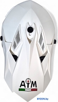 Мотошлем AIM RH855 Fiber Glass RH855-007-XXXL (XXXL, белый глянец) - фото2