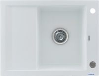 Кухонная мойка Kernau Kgs M 4565 1B1D Pure White - фото
