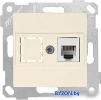 Розетка телефонная Mutlusan Rita 2200-125-0102 (слоновая кость) - фото