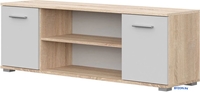 Тумба НК-Мебель Fun ТВ-130 71337912 (дуб сонома/белый) - фото, картинка Тумба НК-Мебель Fun ТВ-130 71337912 (дуб сонома/белый) - фото