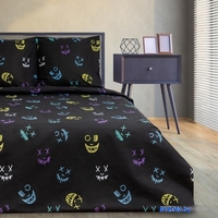 Постельное белье Этель Horror вид 1 7533814 - фото
