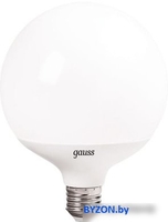 Светодиодная лампа Gauss LED G125 E27 22 Вт 3000 K 105102122 - фото
