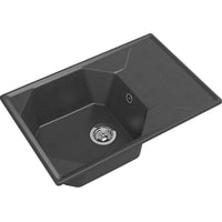 Кухонная мойка GranFest GF-U-740L (графит) - фото