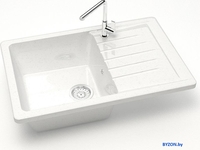Кухонная мойка MARRBAXX Карельский камень модель 16/G31 (белый) - фото2
