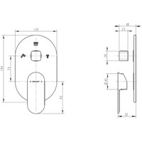 Смеситель Bravat Gina P69194C-ENG - фото2, картинка2 Смеситель Bravat Gina P69194C-ENG - фото2