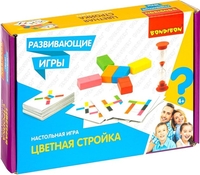 Развивающая игра Bondibon Цветная стройка ВВ4516 - фото, картинка Развивающая игра Bondibon Цветная стройка ВВ4516 - фото