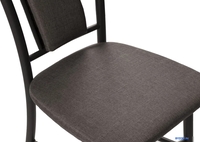Стул ВВР Марсель (бурый/черный, рогожка) - фото2