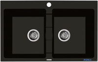 Кухонная мойка Oltens Gravan 72400300 (черный матовый) - фото